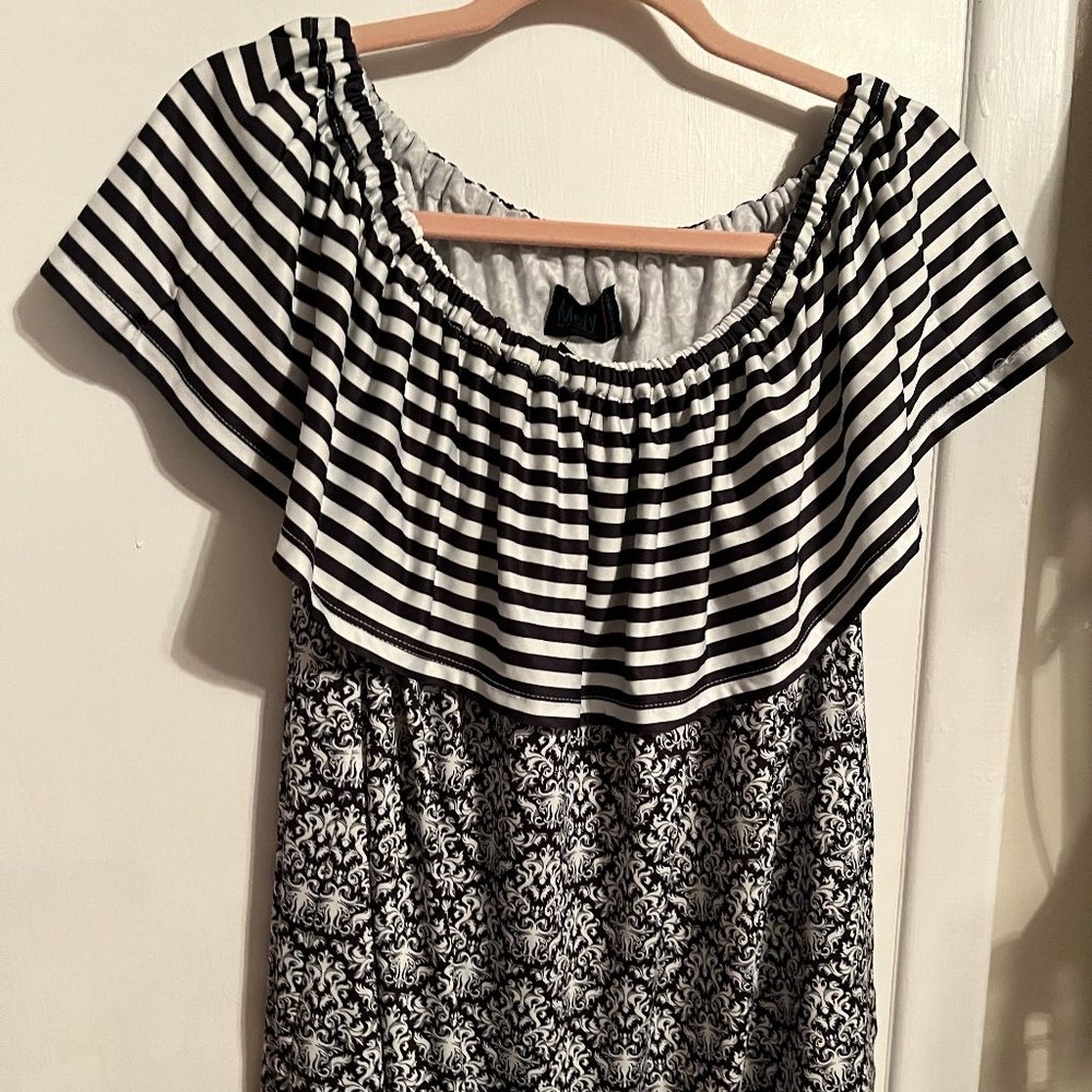 NWT MELY ON/OFF SHOULDER BLOUSE SZ XL
